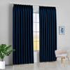 100% Polyester Double Pinch Pleat Blackout Window Curtain Panel & Drapes and Thermal Insulation (Navy Blue, 84 Inch by 72 Inch- 1 Panel) view 1