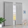 100% Polyester Double Pinch Pleat Blackout Window Curtain Panel & Drapes and Thermal Insulation (Greyish White, 60 Inch by 96 Inch- 1 Panel) view 1