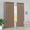 100% Polyester Double Pinch Pleat Blackout Window Curtain Panel & Drapes and Thermal Insulation (Taupe, 84 Inch by 120 Inch- 1 Panel) view 1