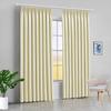 100% Polyester Double Pinch Pleat Blackout Window Curtain Panel & Drapes and Thermal Insulation (Ivory, 84 Inch by 72 Inch- 1 Panel) view 1