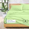 1000-TC Queen Size 4 Piece Sheet Set - Comfy Sheets, Peruvian Pima Cotton Hotel Luxury Bed Sheets for Women, Men, Kids & Teens - Deep Pocket Easy-Fits up to 7-9" Mattress (Stripe, Sage Green) view 4