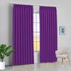 100% Polyester Double Pinch Pleat Blackout Window Curtain Panel & Drapes and Thermal Insulation (Purple, 60 Inch by 96 Inch- 1 Panel) view 1