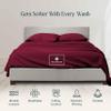 1000-TC Queen Size 4 Piece Sheet Set - Comfy Sheets, Peruvian Pima Cotton Hotel Luxury Bed Sheets for Women, Men, Kids & Teens - Deep Pocket Easy-Fits up to 22-24" Mattress (Solid, Burgundy) view 4