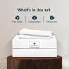 1000-TC Queen Size 4 Piece Sheet Set - Comfy Sheets, Peruvian Pima Cotton Hotel Luxury Bed Sheets for Women, Men, Kids & Teens - Deep Pocket Easy-Fits up to 22-24" Mattress (Solid, White) view 2