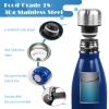 BOGI 2 Pack 17oz Insulated Water Bottle Double Wall Vacuum Stainless Steel Water Bottles, Leak Proof Metal Sports Water Bottle Keeps Drink Hot & Cold - Perfect for Outdoor Sports Camping (Mint+Dblue) view 4