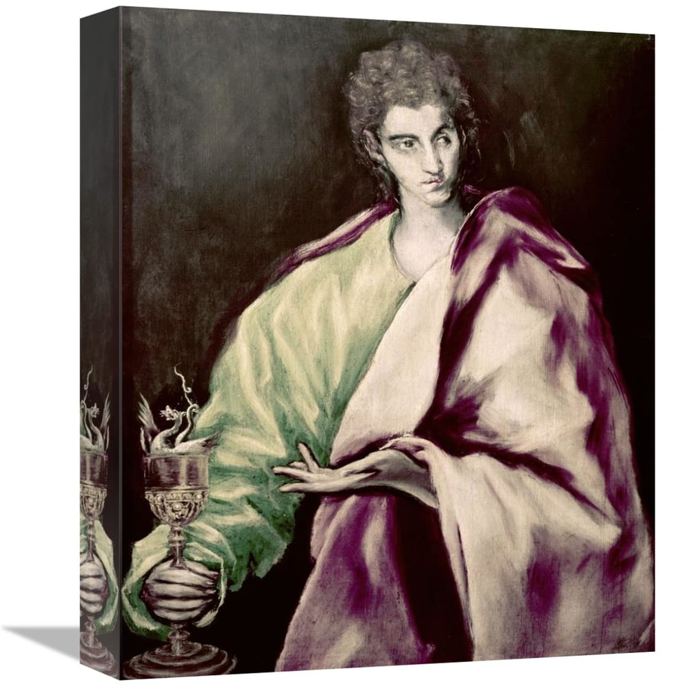 16 in. St. John The Evangelist Art Print - El Greco