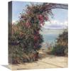16 in. A Garden by The Sea Art Print - Frank William Warwick Topham view 1