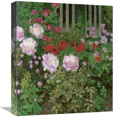 16 in. Flowers & Garden Fence Art Print - Koloman Moser