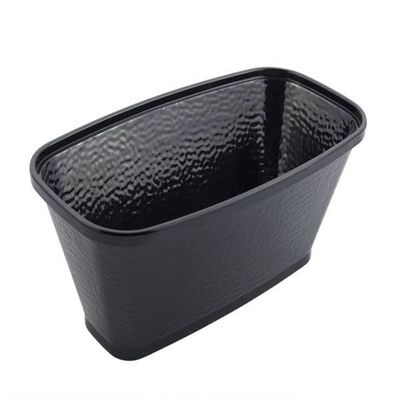 10.25 x 19 x 6 in. Dynasty Square Bowl, Black