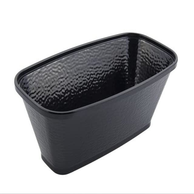 10.25 x 19 x 6 in. Dynasty Square Bowl, Black