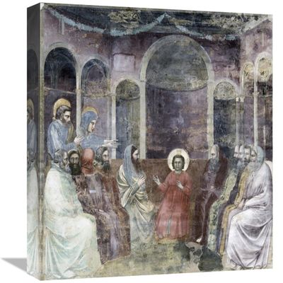 16 in. Jesus Among The Doctors Art Print - Giotto