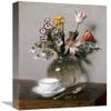 16 in. A Vase of Flowers with a Coffee Cup Art Print - Henri Fantin-Latour view 1