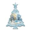 Scenic Winter Tree Wooden Decorative Door Hanger view 1