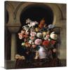 36 in. Vase of Flowers in The Window Art Print - Francesco Hayez view 1