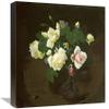 16 in. Yellow & Pink Roses Art Print - James Stuart Park view 1