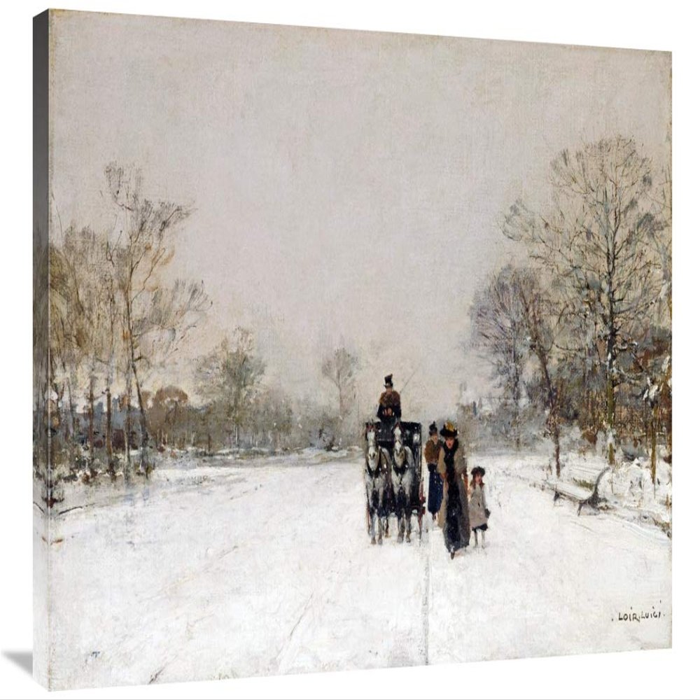 36 in. in The Snow Art Print - Luigi Loir
