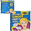 merrimix | 59" Inflatable Blow Up Doll Gag Gifts for Men Women Bachelor Bachelorette Party Favors and Decorations | Funny Surprise Gift for Adults (Ginger in Packaging) view 3