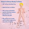 merrimix | 59" Inflatable Blow Up Doll Gag Gifts for Men Women Bachelor Bachelorette Party Favors and Decorations | Funny Surprise Gift for Adults (Ginger in Packaging) view 4