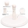 Defined Deco Wooden Decorative Tray Two Tiered Tray, White Tiered Tray, Cupcake Stand, Serving Tray Stand with 3 Pcs Signs Decor for Kitchen Island Decor, Home Decor and Holloween Farmhouse Dcor view 3