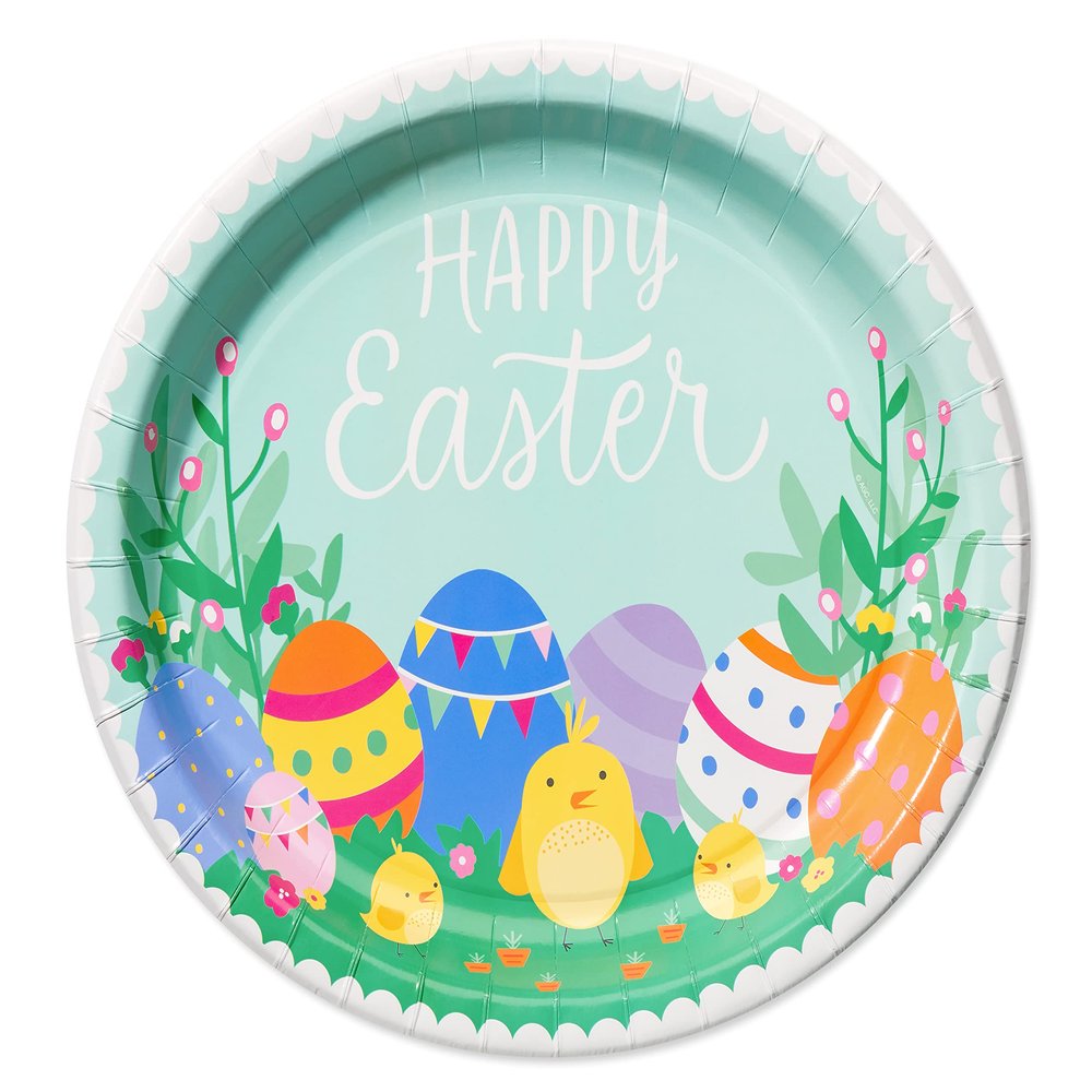 American Greetings 36-Count Paper Dinner Plates, Easter Party Supplies
