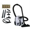 Impecca Bagged Canister Vacuum Cleaner for Carpets, Rugs, Hard Floors, Upholstery, Powerful 1000W Motor, 2L Dust Capacity, Includes 6 Cleaning Tools and 3 Bags, White view 1