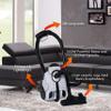 Impecca Bagged Canister Vacuum Cleaner for Carpets, Rugs, Hard Floors, Upholstery, Powerful 1000W Motor, 2L Dust Capacity, Includes 6 Cleaning Tools and 3 Bags, White view 4
