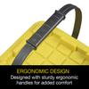 CX BLACK & YELLOW, 5-Gallon Heavy Duty Bucket Tough Storage Container & Snap-Tight Lid, (14.9H x 12W x 13D), Weather-Resistant Design and Stackable Organization Tote [6 Pack] view 3