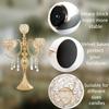 5 Arms Gold Candelabra Centerpiece 26 Inches Tall Chandelier Crystal Beaded Candle Holders for Table Centerpiece, Wedding Party Dinner Formal Events Gifts (Gold) view 3