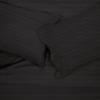 400 Thread Count 100% Egyptian Cotton Damask Sheets - Damask Stripe Dark Grey Twin 6 Piece Sheet Set - Ultra Soft Long Staple Cotton- Luxury Bed Sheet Set - 12" Deep Pockets - Oeko Tex Certified view 3