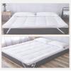 Twin Mattress Topper Futon Mattresses 6cm Thick Mattress Pad Down Alternative Fill Pillow Top Bed Topper Double Single Mattress Soft and Breathable(120x200cm) view 2