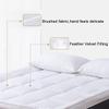 Twin Mattress Topper Futon Mattresses 6cm Thick Mattress Pad Down Alternative Fill Pillow Top Bed Topper Double Single Mattress Soft and Breathable(120x200cm) view 3