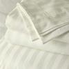 400 Thread Count 100% Egyptian Cotton Damask Sheets - Damask Stripe Ivory Full-XL 6 Piece Sheet Set - Ultra Soft Long Staple Cotton- Luxury Bed Sheet Set - 21" Deep Pockets - Oeko Tex Certified view 3