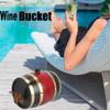 1.5L Whiskey Barrel Dispenser Wine Bucket Oak Aging Barrels with Stand, Household Wine Making Barrels No Leak for Wine, Spirits, Beer and Liquor - Brewing More Flavor view 3