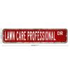 Lawn Care Professional Sign Lawn Care Professional Gift Lawn Care Professional Decor Lawn Care Professional Metal sign Custom Street Sign Retro shabby chic Wall Art Wall Hanger Home Decor Wall Decor view 2