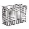 U Brands Vena Wire File Basket, Office Supplies, Metal, Black, 1 Count view 1