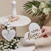 Defined Deco Two Tiered Tray Wooden Tiered Serving Tray Farmhouse Tiered Tray Stand with Tiered Tray Dcor Signs for Wedding Decor and Rustic Farmhouse Dcor, Set of 3 view 4