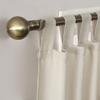 No. 918 Trevor 2-pack Semi-Sheer Tab Top Curtain Panel Pair, 40" x 84", Ecru view 2