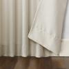 No. 918 Trevor 2-pack Semi-Sheer Tab Top Curtain Panel Pair, 40" x 84", Ecru view 3