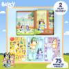 Bluey Magnetic Playset, Magnet Activity Toys, Great Birthday Parties, at-Home Activities, or Screen-Free Fun, Perfect Travel or Road Trip, Hours of Fun for Kids Ages 3,4,5,6,Multicolor,Medium,214618 view 2