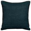 ChinaFurnitureOnline Navy Blue Chinese Linen Bird and Lotus Flower Embroidered Pillow view 2