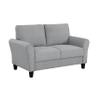 Lexicon Eloise Living Room Loveseat, Dark Gray view 3