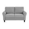 Lexicon Eloise Living Room Loveseat, Dark Gray view 4