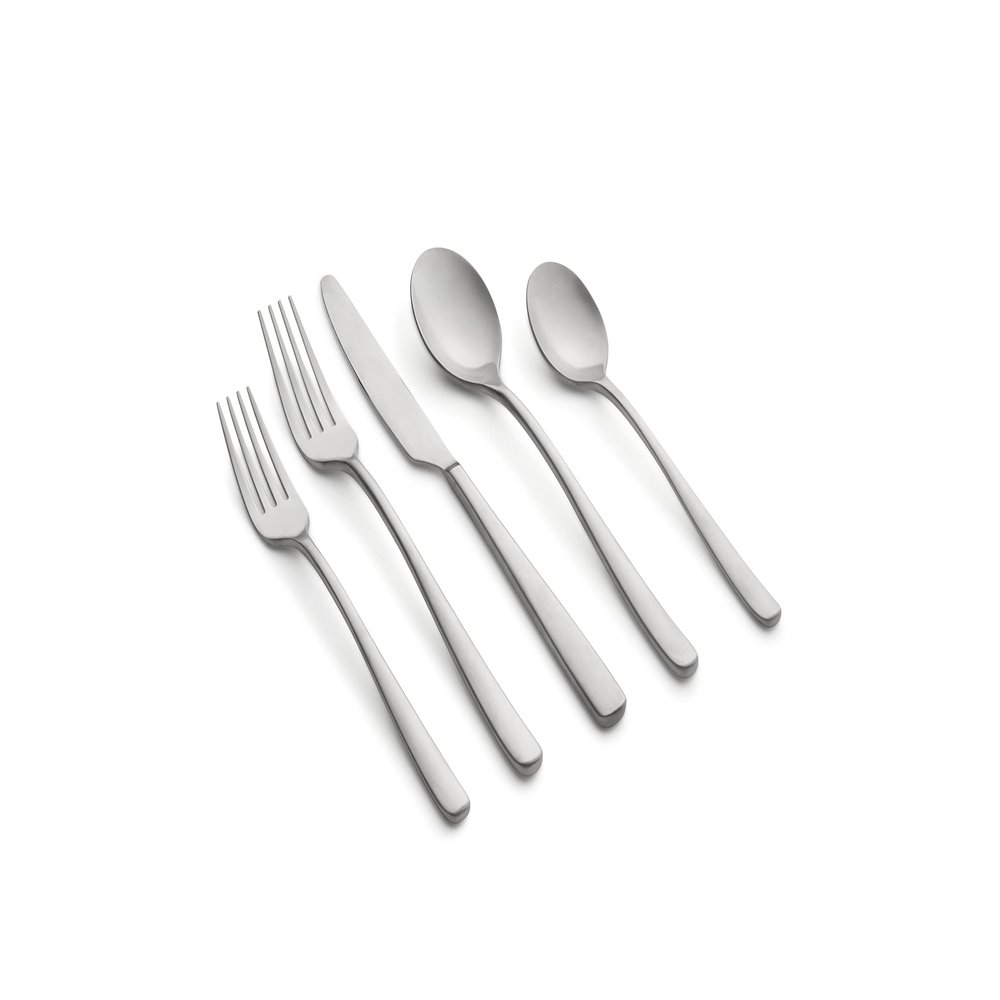 Cambridge Silversmiths Rise Mirror 20-Piece Flatware Set, Service for 4