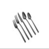 CAMBRIDGE Black Satin Damaris 20-Piece Flatware Set, Service for 4, (513620CKW12DS) view 1