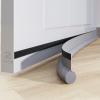 Door Draft Stopper 2 Pack,36" Door Draft Blocker,Draft Stopper for Bottom of Door,Front Door Draft Stopper Weather Stripping,Door Sweep Soundproof,Under Door Draft Stopper Grey view 1