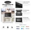 COSMO COS-12MWDSS-NH 24 in. Haven Collection 1.2 cu. ft. Built-in Microwave Drawer, Touch Controls, Defrosting Rack in Stainless Steel view 3