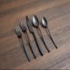 Cambridge Silversmiths Nylah Black Satin 20-Piece Flatware Set, Service for 4 view 2