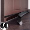 HENTENM Door Draft Stopper 2 Pack , for Bottom of Door,36 inch Blocker,Front Weather Stripping,Door Sweep Soundproof,Under Black, Large black view 1