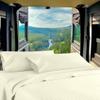RV Twin 28 X 75 Sheet Set 400 Thread-Count 100% Egyptian Soft Cotton Made for RV, Camper, Boat & Motorhomes, Soft-Luxury-Breathable 8-Inch Deep Pockets 4-PC RV-Sheets - Ivory Stripe view 1
