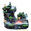 XXZY Tabletop Fountains Tabletop Fountain Resin 14.18 Inches High Desktop Fountain Rockery Waterfall Home Decoration Crafts Exquisite Decoration view 1